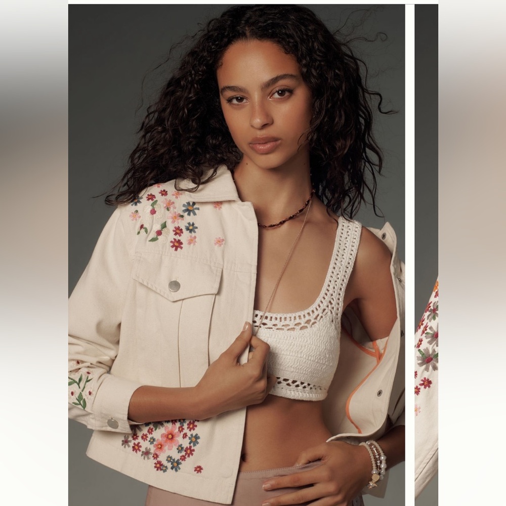 Dolan Floral Embroidered Jacket